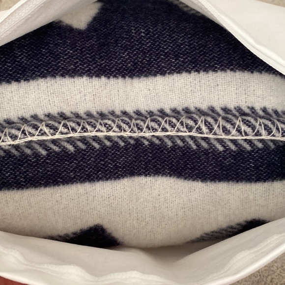 Chanel cashmere/ wool CC DOUBLE FACE INTERIOR PILLOW - Picture 8 of 9